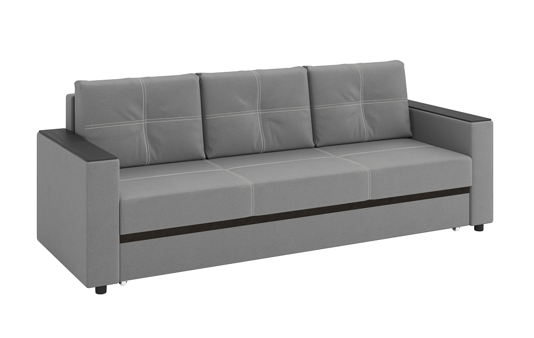 Смарт/ Диван - кровать 3-х мест велюр parma 25 серый